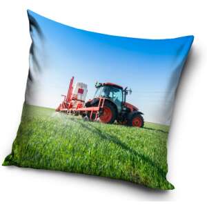 Traktor párna, díszpárna 40x40 cm, traktor mintával - Carbotex Díszpárna