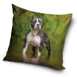 Hunde Kissenbezug, 40x40 cm, American Staffordshire Terrier, Geschenk für Hundeliebhaber - Kopfkissenbezüge