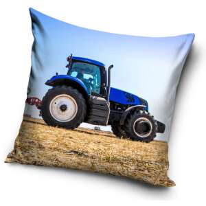 Traktor párnahuzat 40x40 cm kék traktor 50285144 