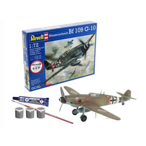 Revell Starter Kit Messerschmitt Bf-109 1:72 (74160) 152588483 - Modell és makett