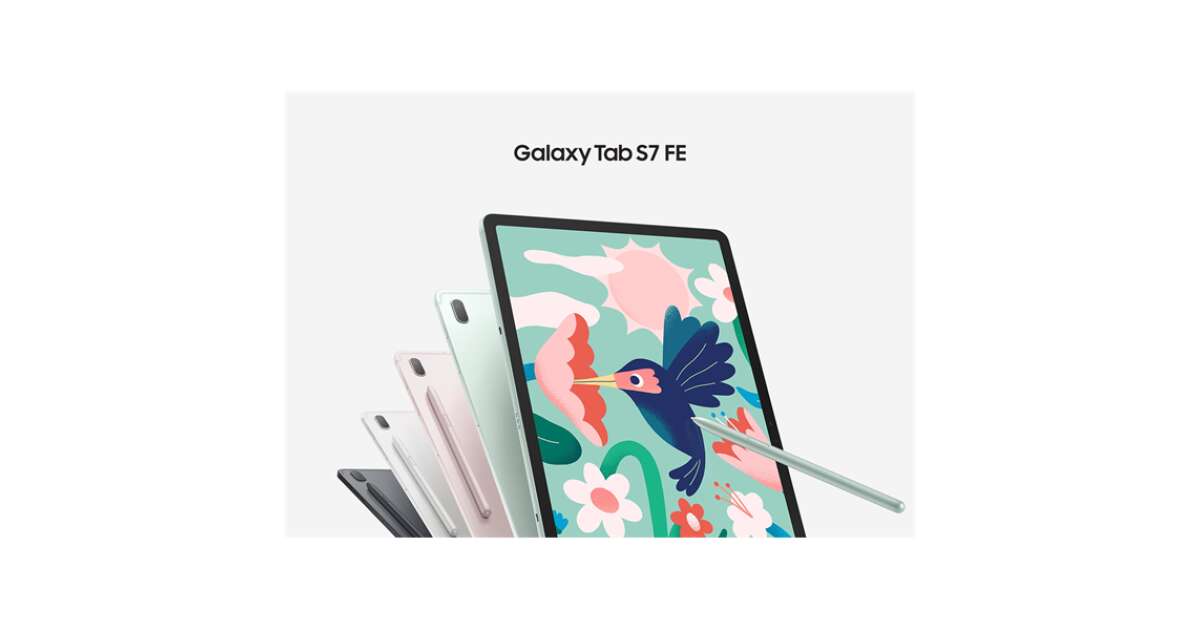 Samsung Galaxy Tab S7 FE (12.4") 4/64GB Wi-Fi 6 black tablet