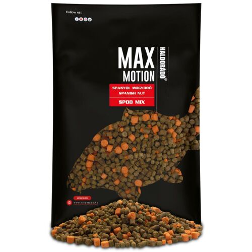 Haldorádó Max Motion Spod Mix spanyol mogyoró, horgász etetőanyag, ponty csali - Etető pellet