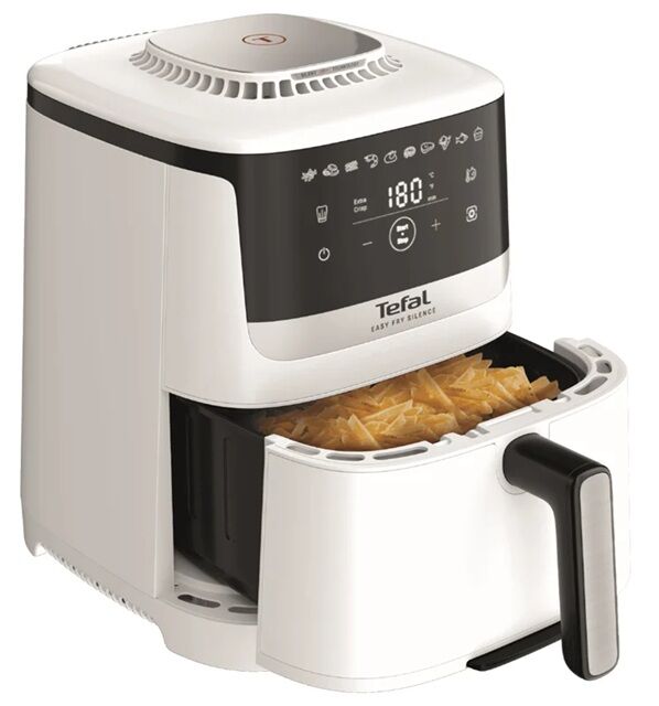 E-shop Tefal EY5521E0 Easy Fry Silence Teplovzdušná fritéza, Biela