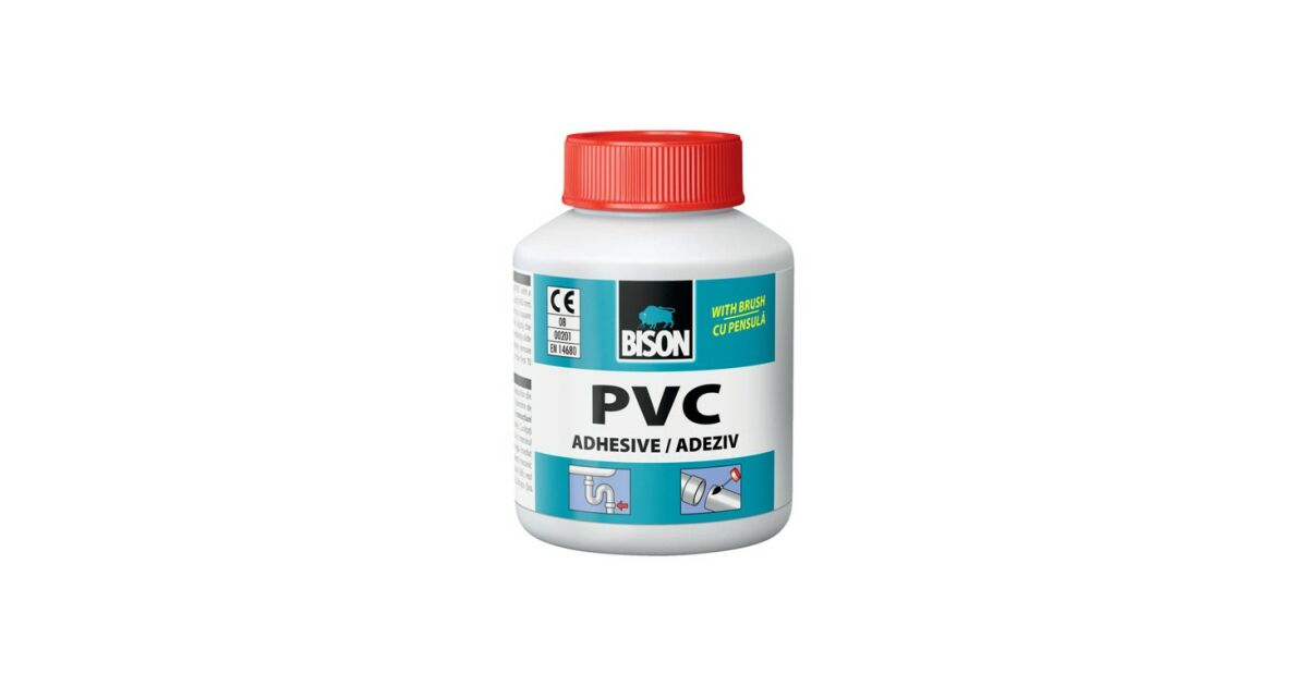 Adeziv transparent BISON pentru materiale plastice dure PVC dur 100 ml ...