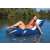 Intex inflatable lounge chair, blue and white, for pool or beach