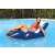 Woman relaxing on Intex inflatable lounge chair in the pool