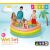 Intex Rainbow Kiddie Pool with packaging, children playing