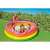 Intex Sunset Glow inflatable pool, rainbow colors, 66 inches diameter, 18 inches high, kids playing in the pool
