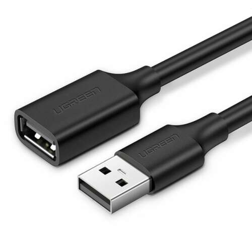 UGREEN US103 USB 2.0 hosszabbító kábel, 3 m (fekete)