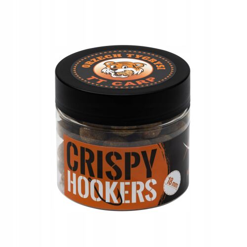 TTTCarp Crispy Hookers Tigrismogyorós 24mm bojli üvegben, ponty horgászcsali - Csalizó bojli