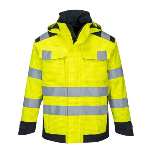Modaflame Rain Multi Norm Arc kabát Yellow/Navy XL 157676930 - Munkakabát