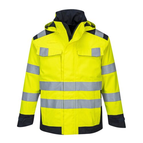 Modaflame Rain Multi Norm Arc kabát Yellow/Navy L 157677385 - Munkakabát