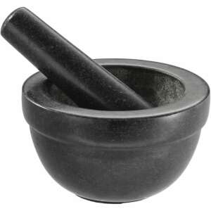 Rösle granite mortar and pestle, 14 cm, black - Garden Grill, BBQ Accessory