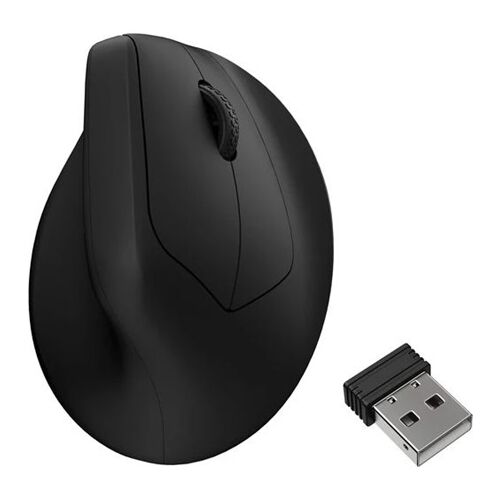 Keychron M5 Bluetooth + RF Wireless Vertikális Egér - Fekete 157786671 - Keychron
