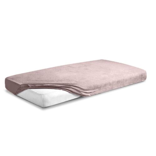 Frottír Gumis Lepedő 130/140x190/200 PREMIUM Púderrózsaszín 166584525 - Lepedő