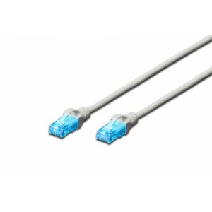 Digitus 0.25m Cat5e U-UTP Network Cable Grey 0.25 M U/UTP (UTP) 133909692 - Cable