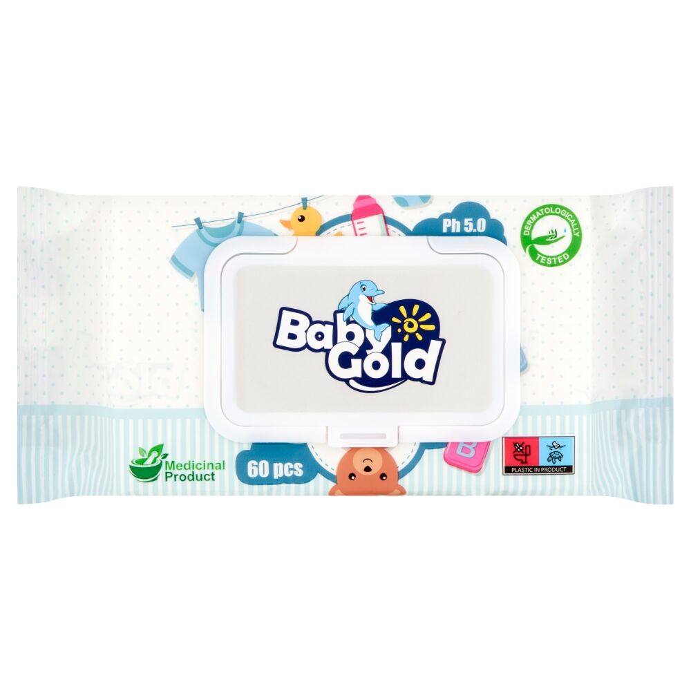 E-shop Baby Gold hygienické vlhčené obrúsky 60 ks