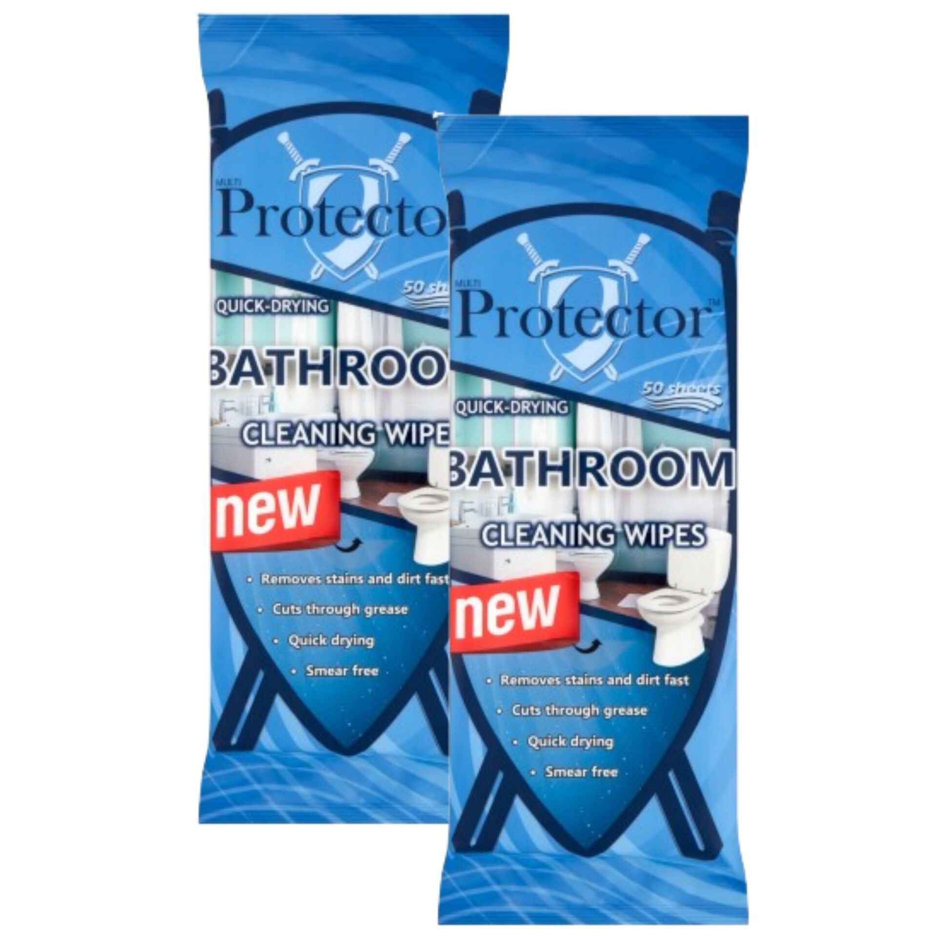 E-shop Multi Protector Antibakteriálne Kúpeľňové Utierky 2x50ks