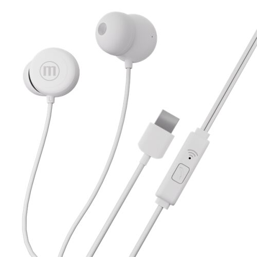 Maxell IN-BAX fehér USB-C fülhallgató, in-ear mikrofonos fülhallgató - Maxell