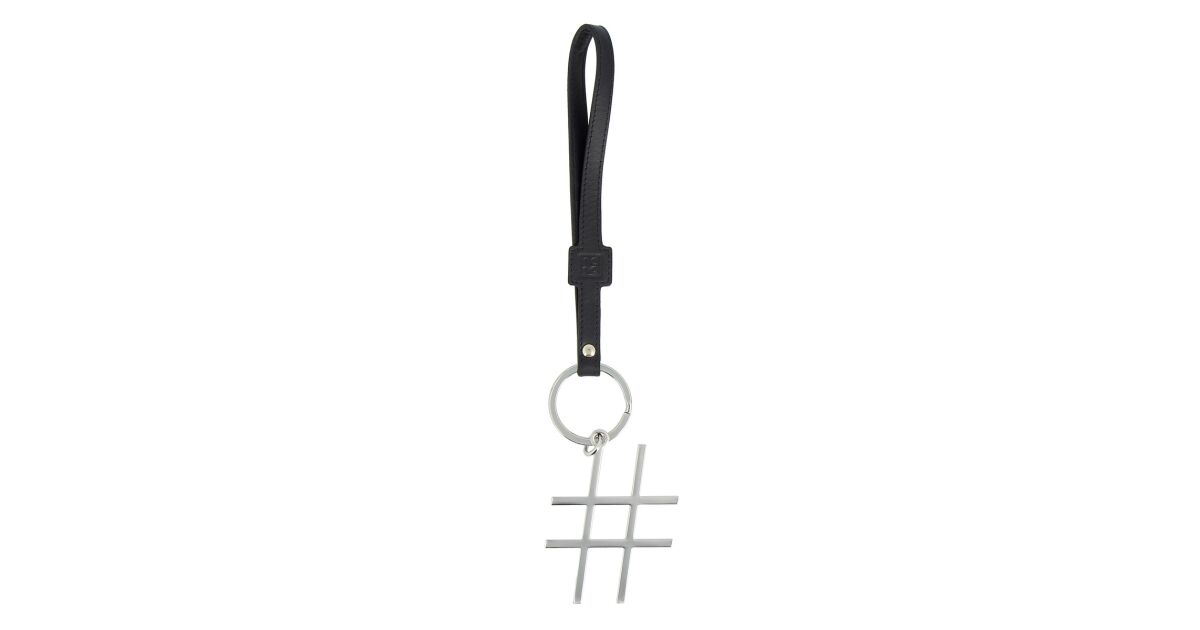 Bőr kulcstartó DUDU hashtaggel 152980479