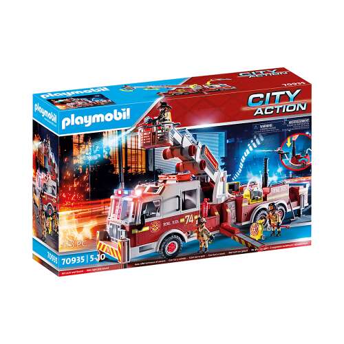 Mașină de pompieri Playmobil: US Tower Ladder 70935 43835281