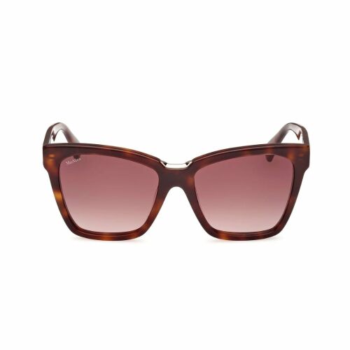 Max Mara MM0089 havanna szögletes napszemüveg nőknek, elölnézet 