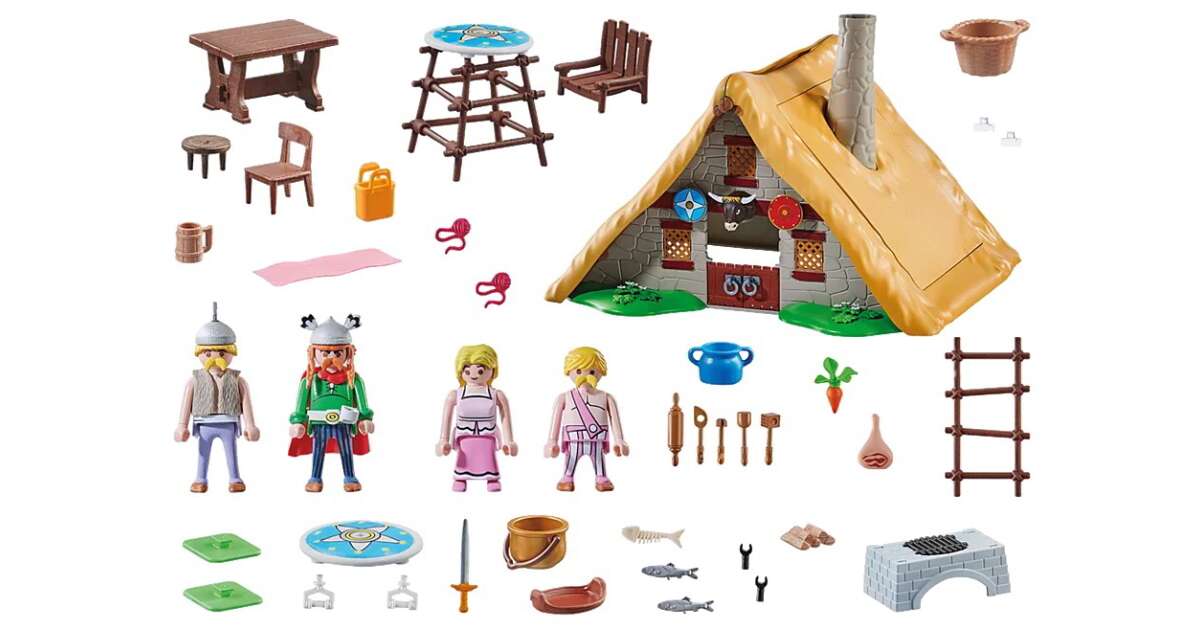 Playmobil Asterix: The Hut of Rabbit-fix 70932