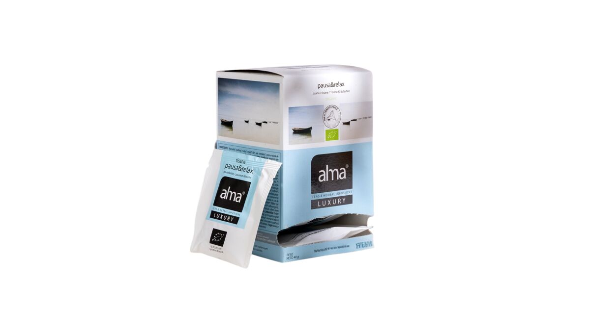 Bio filteres tea, Alma Teas, Luxus, Pause&Relax, 20 filter | Pepita.hu