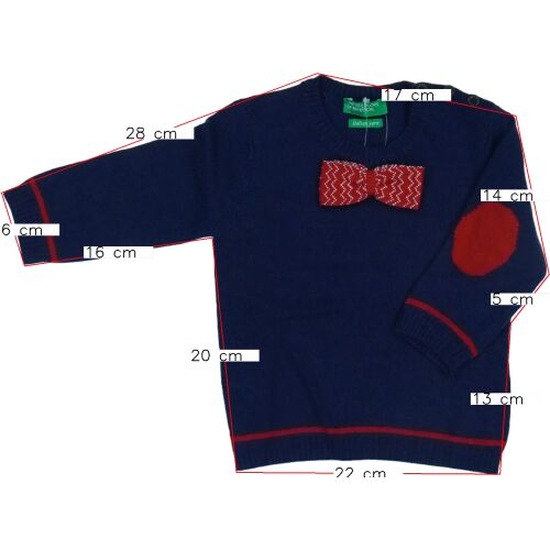 Benetton Fiú Kötött pulcsi (Méret: 74)