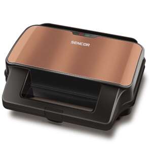 Sencor SSM 9976GD Sandwich Maker, gold, closed - Sencor Sandwich Maker