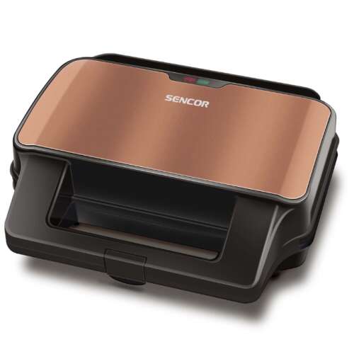 Sencor SSM 9976GD Sandwich Maker, gold, closed