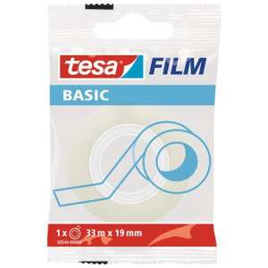 Tesa Basic transparent adhesive tape, 19 mm x 33 m - Office accessory