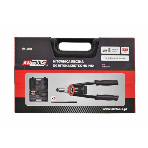 AWTOOLS SZEGECSHÚZÓ M5-12 SZEGECSANYÁKHOZ