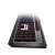 GAMDIAS Hermes P3 RGB mechanical gaming keyboard, black, QWERTY layout, side view