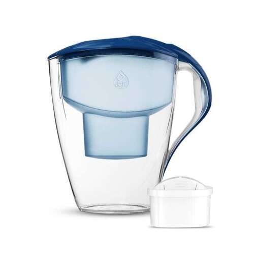 Cântar de apă cu filtru Dafi, capacitate 3 litri, albastru, cu cartuș filtrant