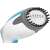 MPM MZP-01 Handheld Garment Steamer, close-up of the brush attachment