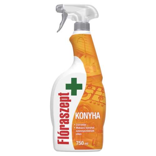 Konyhai tisztító spray 750 ml., konyha sleeve, flóraszept