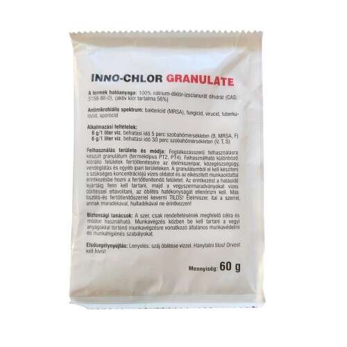 Chlórové granule, 60 g, inno-chlórový granulát 70885187