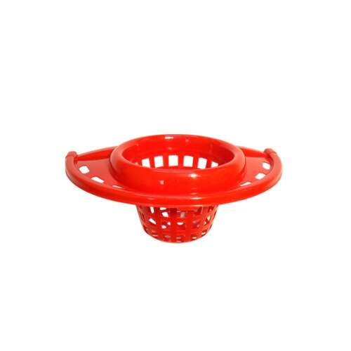 Vörös műanyag felmosó vödörhöz való kicsavaró kosár 12 literes kerek vödörhöz