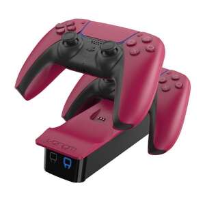 Nabíjacia stanica Venom Cosmic Red PS5 Dual Controller s ovládačmi - Nabíjacie stanice konzola