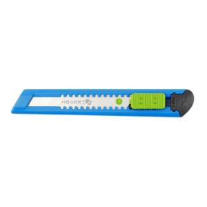 Универсален нож Högert с 18 mm сменяемо острие, син и зелен - Резачка за тапети
