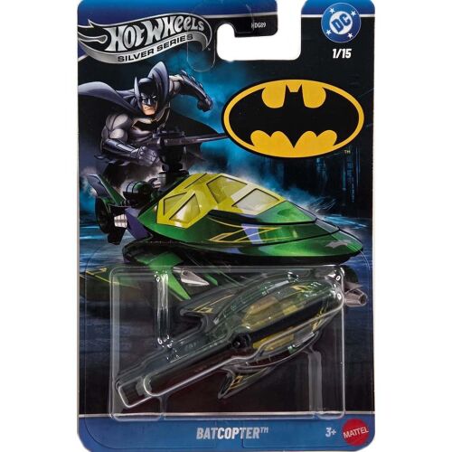 Hot Wheels Batman: Batcopter járgány 1/64 - Mattel 164457006 - Játék autó