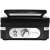 MPM MGO-24 black waffle maker, front view