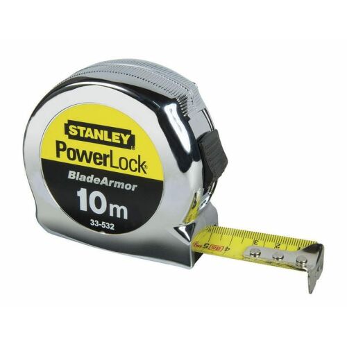 Stanley PowerLock 10m Mérőszalag, tartós és pontos - Mérőeszköz