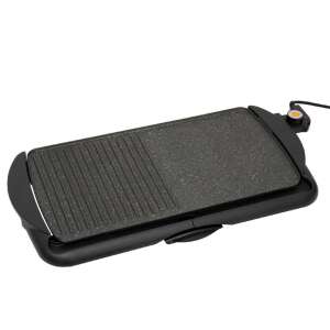 Home by Somogyi HG GR 03 tabletop grill, black, non-stick surface, adjustable temperature - Tabletop Grill and Waffle Maker