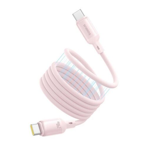 BASEUS PICOGO adatkábel Type-C - Type-C, 100cm, RÓZSASZÍN 153140744 - Kábel