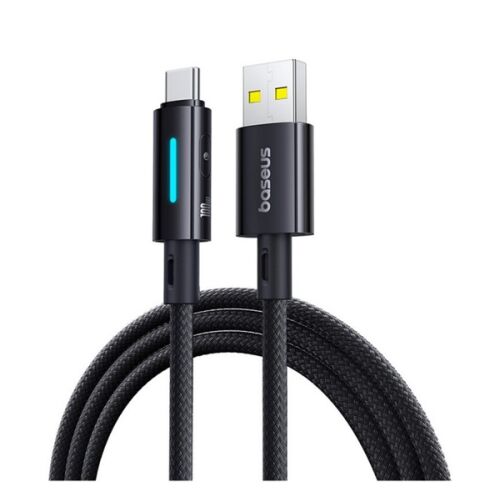BASEUS LIT adatkábel USB - Type-C, 200cm, FEKETE 153140948 - Kábel és tartozék