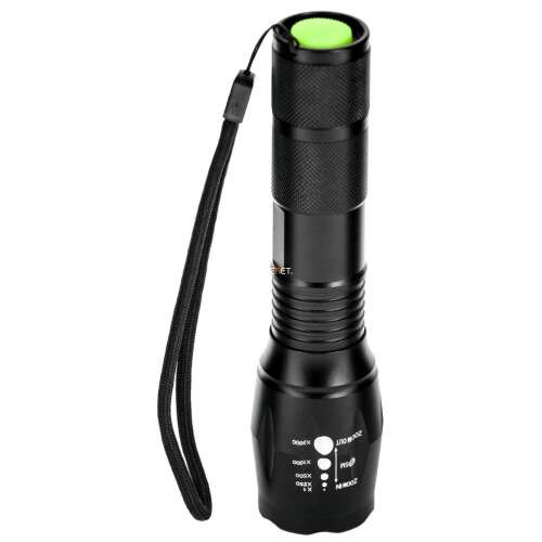 Entac LED-Taschenlampe mit fokussierbarem Fahrradadapter 43857536