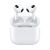 Apple AirPods 3. generációs vezeték nélküli fülhallgató nyitott töltőtokban, fehér
