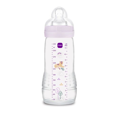 MAM Easy Active 330ml cumisüveg, lányos dizájn - Cumisüveg